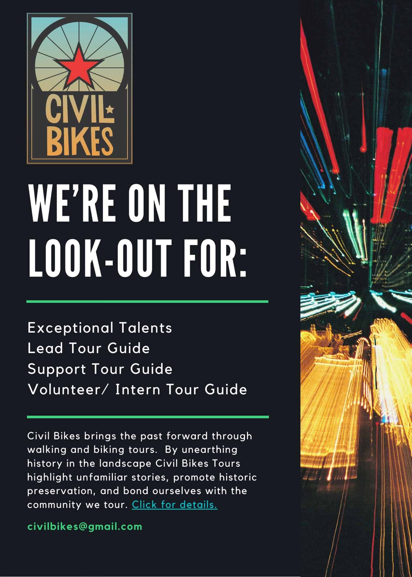 Exceptional Talents Lead Tour Guide Support Tour Guide Volunteer_ Intern Tour Guide
